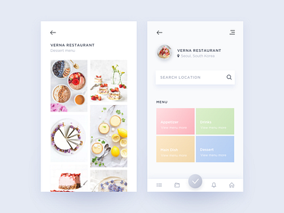 Daily UI #043 Food/Drink Menu