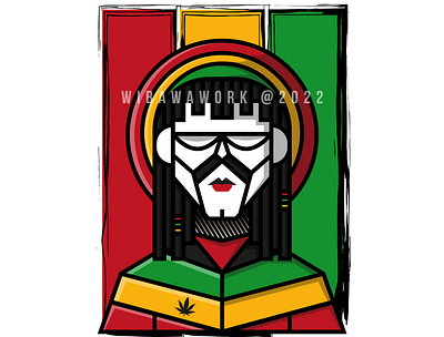 Pop Art Style - Marley artwork bobmarley character design illustration illustrator jamaican marley music popart popartstyle vector vectorart