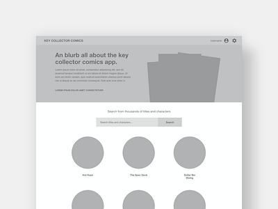 Key Collector Comics Application User Experience Design