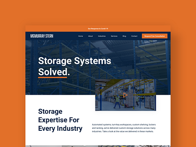 McMurray Stern Landing Page Design