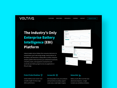 Electrification and Battery Intelligence Homepage Redesign design typography ui