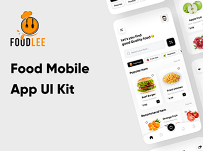 Foodlee - Food Delivery Mobile 3d app food