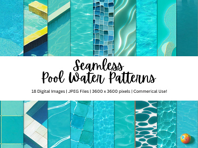 18 Pool Water Patterns Vol.1