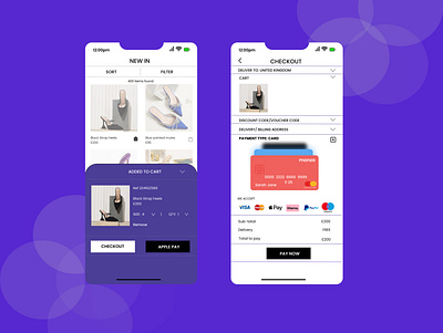 Card Checkout Design app design product designer prototype typography ui ui challenge ux uxuidesigner