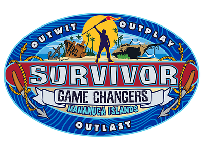 Survivor Season 34 branding concept art conceptual design graphic design illustration logo production design vector