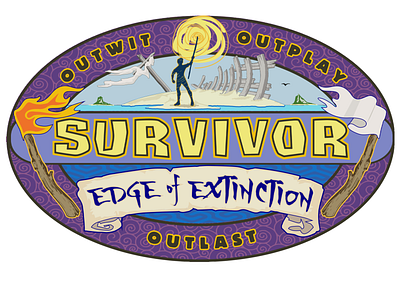 Survivor Season 38 branding concept art conceptual design graphic design illustration logo production design vector