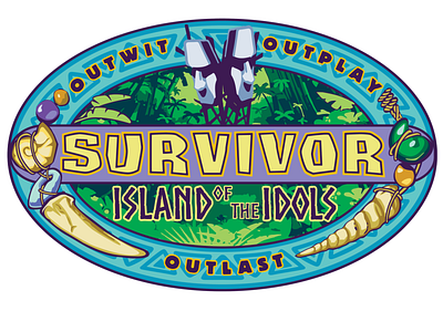 Survivor Season 39 branding concept art conceptual design graphic design illustration logo production design vector