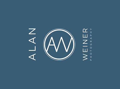 Alan Weiner Photography branding design icon illustration logo typography vector