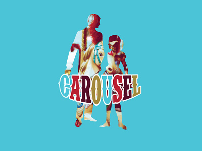 Carousel branding design icon illustration logo typography vector