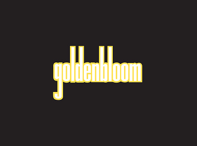 Goldenbloom branding design icon illustration logo typography vector