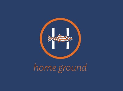 Home Ground branding design icon illustration logo typography vector