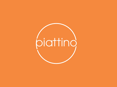 Piattino branding design icon illustration logo typography vector