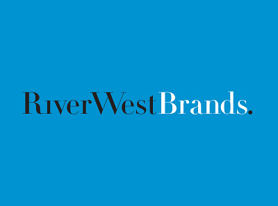 River West Brands branding design icon illustration logo typography vector