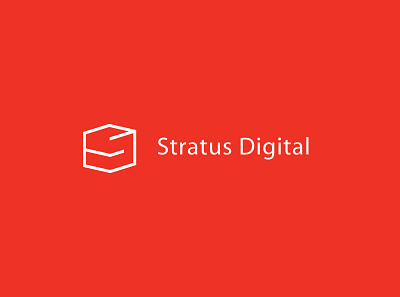 Stratus Digital branding design icon illustration logo typography vector