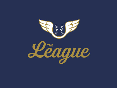 The League branding design icon illustration logo typography vector