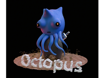 Octopus Man character game graphic illustration octopus