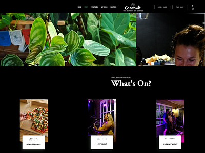 Project 04 - Website - Cafe, Restaurant, Bar, Green Room