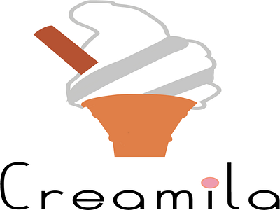 Ice cream shop logo