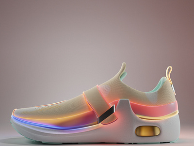 3D Sneaker Design 3d 3dillustration branding footwear illustration motion graphics productdesign sneaker