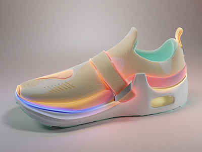3D Footwear Design 3d 3dillustration branding design footwear productdesign