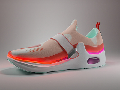 3D Footwear Design 3d 3dillustration branding design footwear illustration motion graphics productdesign sneaker