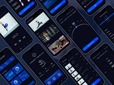 Fitness Mobile App ui