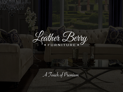 LeatherBerry Furniture logo branding conceptual logo designer graphics logo