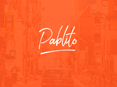 Pablito Branding Proposal branding logo orange pablito ridesharing uber