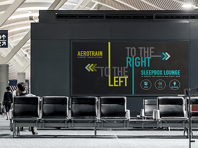 Airport Ad for Sleepbox advertisement airport display ad dollcee dollceekhattar graphic design poster