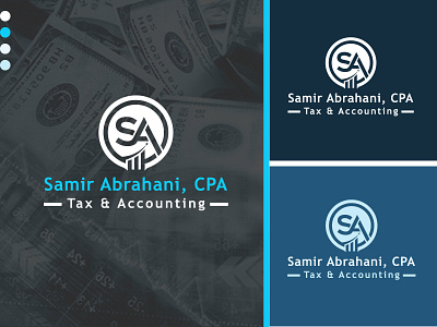 minimalist logo ( tax & financial )