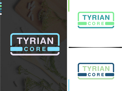 wordmark logo ( TYRIAN CORE ) best logo business logo custom logo design graphic design illustration logo logo design minimal design unique logo wordmark logo