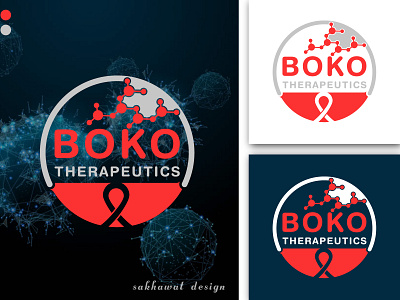 CANCER THERAPY LOGO best logo biotechlogo business logo custom logo design graphic design healthcarelogo healthlogo logo logo design medicallogo minimal design unique logo