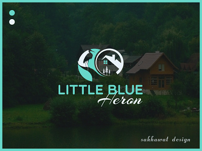 Rental Company Logo ( Little Blue Heron ) best logo business logo custom logo graphic design logo logo design minimal design rental logo unique logo