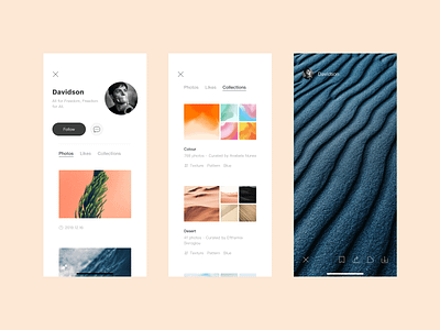 Unsplash APP Redesign NO2 app daily icon illustration iphone life personal redesign ui video