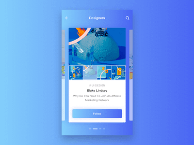 Swipe Interaction app clean color daily rank redesign simple tracker ui ux
