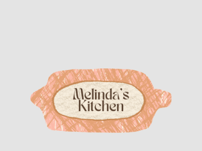 Melinda's Kitchen Logo branding design graphic design illustration logo vector