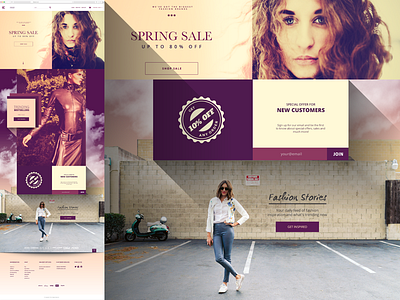 FStooore fashion layout web