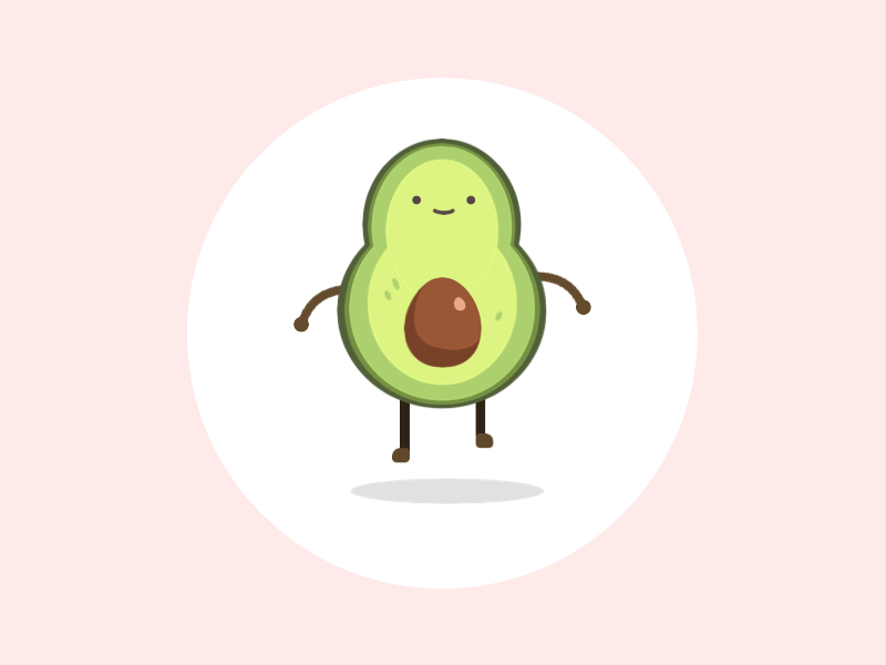 01/30: Beating avocado #The30DayProject 30daysofmotion illustration the30dayproject