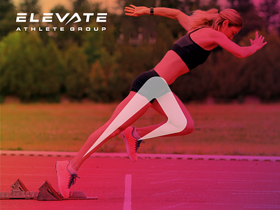 Elevate Athlete Group Logo Design