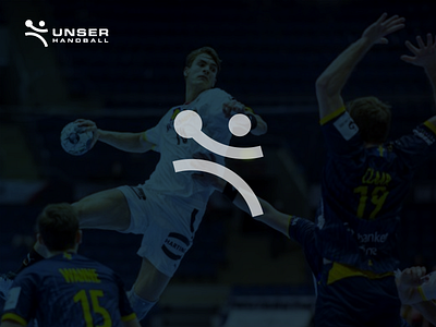 Unser Handball Logo branding design logo sport unser handball vector