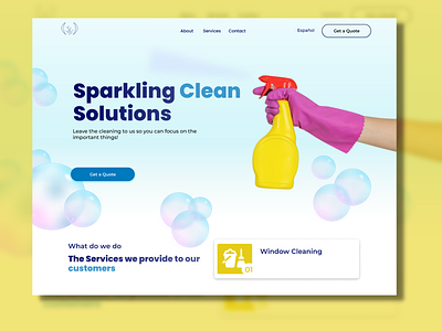 Cleaning Company Hero Image