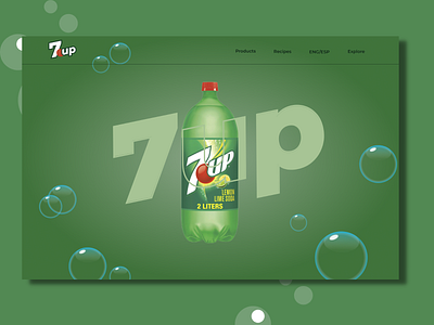 7up Landing Page Redesign