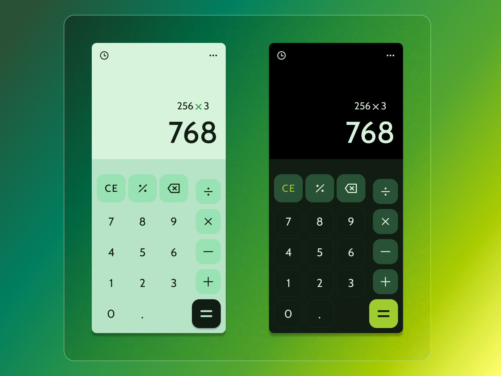 Calculator / Daily UI Challenge #004 by Andrew Silva on Dribbble