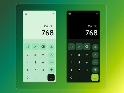 Calculator / Daily UI Challenge #004 app calculator design ui ux