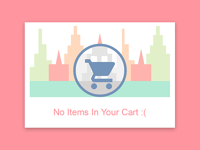 Empty Cart cart color empty illustration no items oops pastal sorry ui webkul
