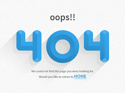 404 Error 404 error gradients lighting number shade shadow typo typography webkul