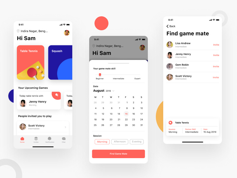 Game Partner by Sharath J on Dribbble