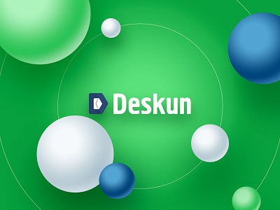 Deskun behance case study circle design green interface site sphere ui ux web website