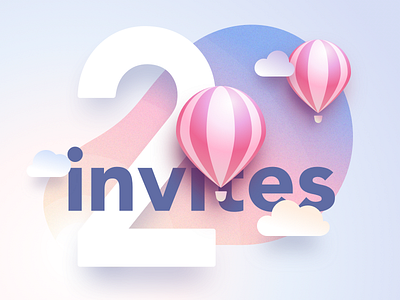 2 Dribbble Invites