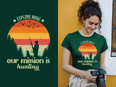 hunting t-shirt design